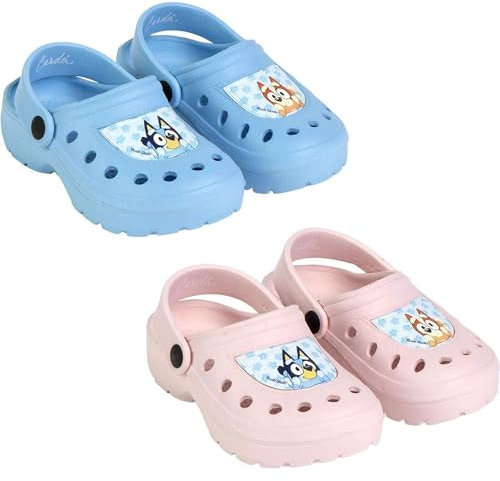 CERDÁ LIFE'S LITTLE MOMENTS Zuecos Bluey Niños Licencia Oficial Calzado Cómodo y Ergonómico Suela Antideslizante y Diseño Exclusivo