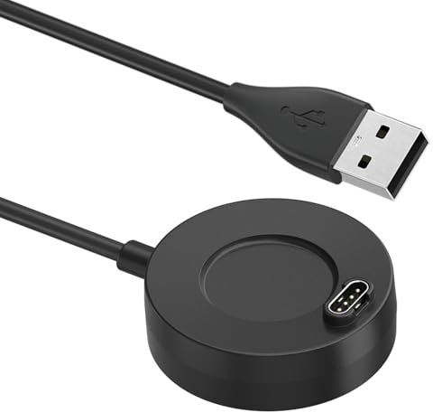 Ladegerät Dock für Garmin Watch Venu/Vivoactive 3 4 4S 5/Fenix 7 7S 7X 6 6S 6X Pro 5 5S 5X Plus/Forerunner 745 45 45S 935 945 245 Schnellladestation USB Kabel für Approach/Venu Sq Smartwatch