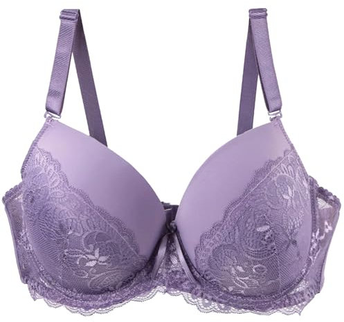 women bra adjustable shoulder strap plus size bra underwire bra maternity underwear, Lilac, 38B