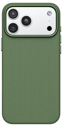 BENTOBEN TechWoven Hülle für iPhone 17 Pro (2025), iPhone 17 Pro Handyhülle [Kompatibel mit Mag-Safe] rutschfest Hochwertige Schutzhülle aus Gewebtem Stoff für das 17 Pro (6,3 Zoll), Grün