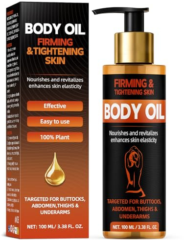 Body Oil Skin Tightening, After Shower Glow Remedy Oil, Skin Tightening and Hydrating Treatment for Arms, Legs, Stomach and Full Body, Deep Moisturizing Body Care That Plumps