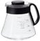 Hario | Range Server V60 pour Micro-Ondes | Noir | 600 ML