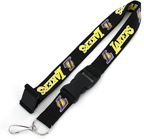 Aminco NBA Los Angeles Lakers Team-Schlüsselband, mehrfarbig, Einheitsgröße