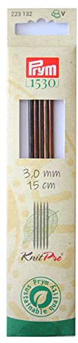 Prym 223132 Strumpfstricknadeln NATURAL 15 cm 3,00 mm