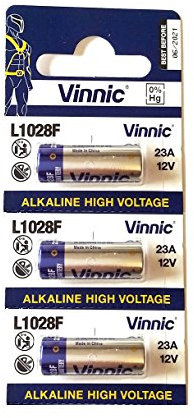 Pile 23A vinnic Haute Voltage 3 pièces 12v