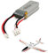 300mAh 7.4V Akku für RC Flugzeug WLToys Sky King F959 Segelflugzeug Glider, Ersatzakku, Modell, Ersatzteil, Neu