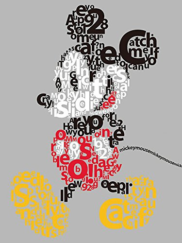 Mickey Mouse Lona, Multicolor, 60 x 80 cm