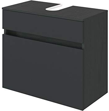Waschbeckenunterschrank Badschrank Unterschrank Schrank Badmöbel Baabe I Graphit/Grau-Matt