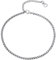 U7 Chaîne de Cheville Femme Acier Inoxydable Bracelet Pieds à Maille Vénitienne Ronde 3mm/23+5cm