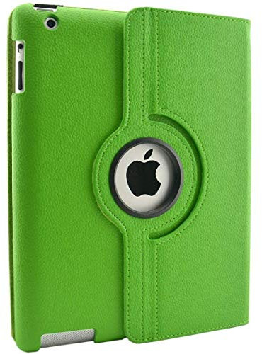Terryshop74 Cover per iPad Air 1 Rotate Custodia Girevole 360° Stand Sostegno in 2 Posizioni Colorata con Chiusura a Molla Imbottita e Protettiva (Verde)