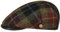 Mayser Sidney Harris Tweed Flatcap Schirmmütze Schiebermütze Wollcap Herrencap Herren - Made in The EU mit Schirm, Futter Winter Herbst-Winter - 58 cm Bordeaux