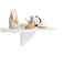 SoBuy Mesa Plegable a Muro, Escritorio Compacto, Mesa de Cocina Plegable, Diseño Salvaspacio, Extensible, Ideal para Espacios Pequeños, Cocina, Oficina, 60x40cm Blanco FWT03-W