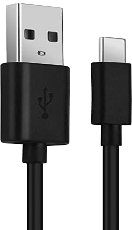 CELLONIC® Camera USB Cable Replacement for Fuji FujiFilm X-T3 FujiFilm X-T30 FujiFilm GFX 50R GFX100 Charger 1m Lead Fast Charging Data Cable 3A File Transfer - Black