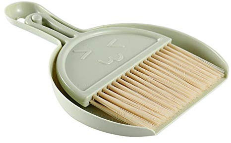 chifans Mini Dustpan and Broom Set, Table Brush for Kitchen and Dining Table, Hand Brush Shovel Sweeping Set , Home, Desktop Cleaning Brush Mop Scraper