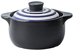 RANRANJJ Ceramica Rotonda Casseruola Insalata/zuppa Dish Bowl - isolata Termica con Coperchio -Grande Ciotola, Cena e Festa