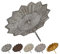 NETPROSHOP Antik Kerzenteller zum Stecken aus Metall D11xH8cm Auswahl, Farbe:Silber Antik