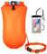 Schwimmboje mit Trockensack 20L,Schwimmboje Triathlon,Triathlon Rettungsboje,Aufblasbare Schwimmboje für Schwimmer und Triathleten im Freien,Gut Sichtbarer Schwimmboje.