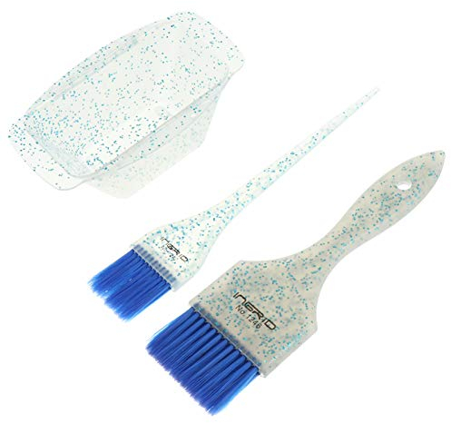 Lurrose Hair Dye Bowl Set Tint Mixing Brush for Salon Dyeing for Hair Coloring at Home Professional Use Includes and Brush