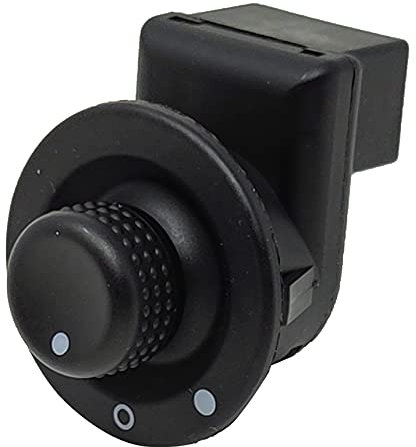 Vinciann Interrupteur de réglage de commande rétroviseurs 8 broches compatible avec les codes OEM 255704649R 7700429992 et 8200214919 et convient à Clio II III compatible avec Duster et autres