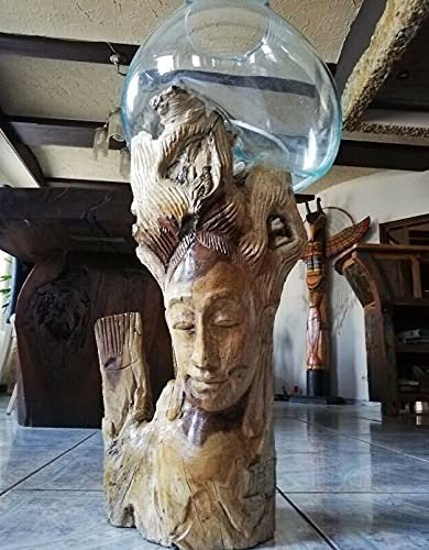 Original Little Big Horn Gigante Design Vase Wurzelholz Glasvase Unikat Glasvase Gigante Root Glass vase