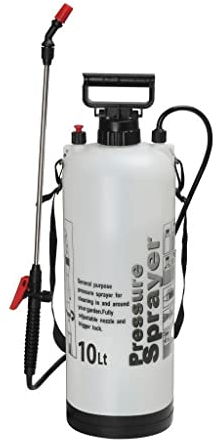 MantraRaj 10L Garden Pressure Weed Spray Bottle Hand Pump Water Plant Sprayer Garden Hand Pump Pressure Sprayer Knapsack Weed killer, Chemical Spray, Fence Water Spray Bottle Gardening Pump Sprayer