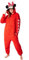Disney Pigiama Donna Intero - Pigiamone Stitch in Pile con Zip e Cappuccio S-2XL - Pigiami Interi Oversized per Ragazza (Rosso Minnie, L)