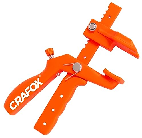 CRAFOX® Fliesen Nivelliersystem Zubehör | 1x Zange | leichtes und robustes Tool aus Metall mit hartem Kunststoff ummantelt | Fliesenleger Verlegehilfe Werkzeug | geeignet für CRAFOX® Nivelierset