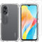 XunyLyee Cover per Oppo A18 4G / Oppo A38 4G 6.56 con 2x Vetro Temperato Pellicola Protettiva, Morbido TPU Silicone Bumper Cover Antigraffio Custodia - Trasparente