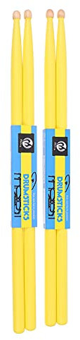 VICASKY 2 Pares Palos De Arce 5a Baquetas Palillo Del Instrumento De Percusión Palillo De Madera Baquetas 5a Taburete De Tambor Palillo De Tambor Niño Almohadilla De Batería Aire
