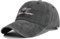 LANLYLGQ Baseball Cap Snapback Baseballkappe Unisex Herren Damen Vintage Stickerei UV Schutz Docker Cap Sonnenhut (Baumwolle, Schwarz)