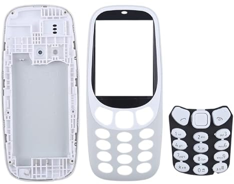 Handy Ersatzrahmen Lünetteplatte Vollmontagehäuserabdeckung mit Tastatur für Nokia 3310 Ersatzteil