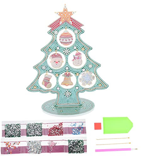 BUGUUYO 1 Satz Ornamente Mond-Stern-Diamant-Malsets Weihnachtsdiamantpunkt Diamant-Set Kinderzubehör acrylbilder Dekoration Schlafzimmer Cartoon-Diamant-Bild Diamantkunst Segeltuch