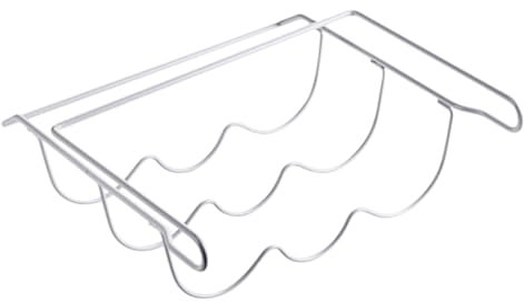 WATIIFUFU Iron Beer Holder for Refrigerator Beer Shelf for Fridge Storage Rack Bottle Organizer for Wine Glass Holder