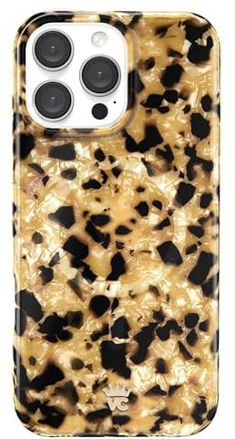 VELVET CAVIAR Tortoise Shell Phone Case for iPhone 16 Pro Max - Protective Luxury Designer Cases - Compatible with MagSafe [10ft Drop Tested]