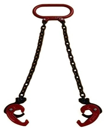 Kettenschlinge Kettenschlinge, 0,5 T – 1 Tonnen Ölfass-Heberklemme for Gabelstapler, Hubwagen, Fass, Öltank, Kann Kettenschlinge, Eimerhaken. Reifenreparaturwerkzeuge Verschleißfest und langlebig(4002