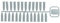 500 Chevilles PLX 6 x 28 cm, Grise - Fixation Solide en Nylon pour Brique, Béton et Plâtre | Ancrage Robuste et Durable | Idéal pour Travaux de Rénovation et Bricolage - Installation Facile