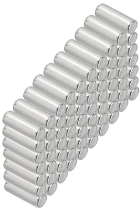 PATIKIL 50pz Assortimento Tasselli in 304 Acciaio Inox 3 x 6mm, Spina Centraggio Perni Metallo Cilindrica Perno Picchetti per Mensole Elementi per Posizione Componenti Fissaggio Mobili