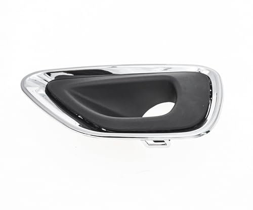 EDA PREMIUM auto Griglia del paraurti Sinistra Nero, Cromo 68143079AB compatibile per JEEP GRAND CHEROKEE 2014-2017 con foro per fendinebbia, cromato, nero