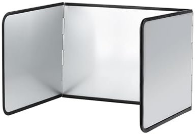 Kellegour Spritzschutz Faltwand,Spritzschutz Faltbar Herd Küche Faltbare,Klappbarer Fettspritzschutz,Küchenspritzschutz,Herd-Spritzschutz,Spritzschutz für Küchen,Herd,Pfanne,Wand(29x38.5x30Cm)