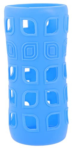 1set Cup Set Wide Mouth Lid Drink Water Bottles Reusable Water Bottle Flask Bottle Labels Leakproof Water Bottle Portable Ring Bottle Running Water Bottle Hydro Blue 4pcs