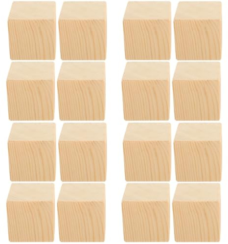 SHINEOFI Furniture Risers 16 Pack Bed Risers 5.00Cm Height Bed Lifters for Sofas Chairs and Tables Heavy Duty Raising Blocks Easy Install Space Saving Support