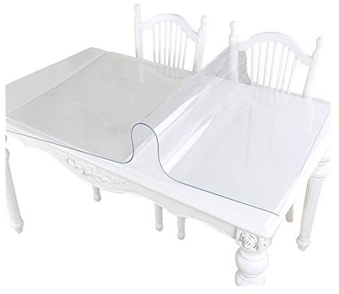 SHAARI Tischfolie Schutzfolie Folie 1,5/2,0 Mm Dick Wasserdicht Transparent Geschmacklos Weiches Glas, Mehrere Spezifikationen (1.5mm,90x160cm)