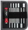 Wiha Schraubendreher mit Wechselklingen Set SYSTEM 6 (27713), 13 tlg. für tiefliegende Schrauben, Innensechskant/Kreuz/TORX/Schlitz inkl. Rolltasche