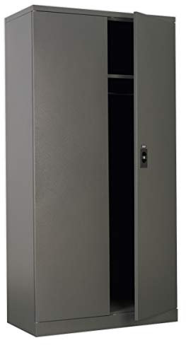 Sealey Sc02 Floor Cabinet 6 Shelf Plus Hanging Rail 2 Door