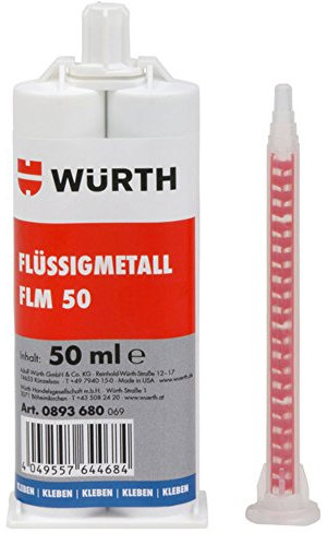 WÜRTH 2K-flüssigmetall spatola FLM 50 - 2-componenti adesivo