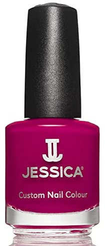 JESSICA Custom Nail Colour, Blushing Princess, 14.8 ml, berry