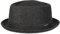 Stetson Wool Pork Pie Hut Herren/Damen - Porkpie Filzhut - Made in Italy - Fedora mit Schurwolle und Baumwollfutter - Fedora mit Krempe - Winterhut Herbst/Winter anthrazit 56 cm