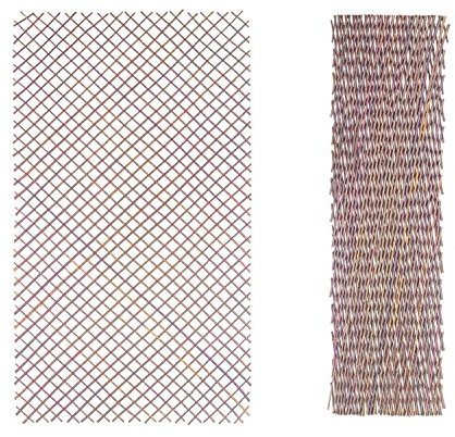 RUDDINGS WOOD Pack of 2 x Expanding Willow Trellis 1.8m x 0.3m