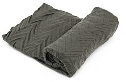 Thedecofactory Plaid 130 x 170 cm Chevron, Acryl, Taupe 130 x 170 x 3 cm