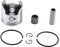 WOOSTAR 40mm Kolbenring Kit Ersatz für 2 Takt 49ccm 50ccm Y-Zinger Jog Moped Roller Dirt Pitbike Go Kart